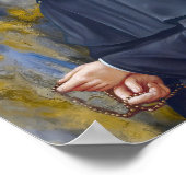 Poster St Elizabeth Ann Seton Saint catholique (Coin)