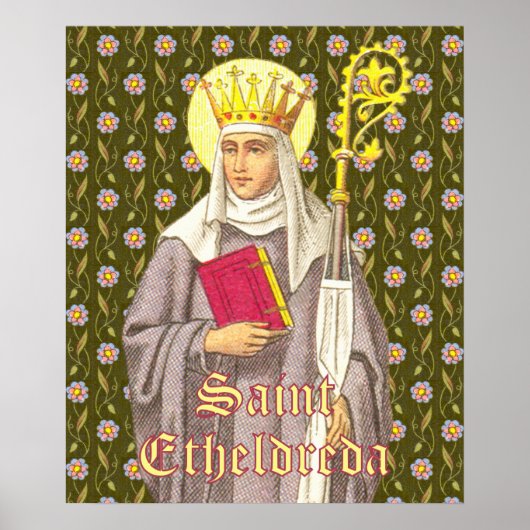 Poster St. Etheldreda (Audrey) (P 003) (Devant)