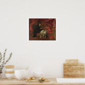 Poster St. Filippo Neri Curing Pope Clemente VIII (Cuisine)