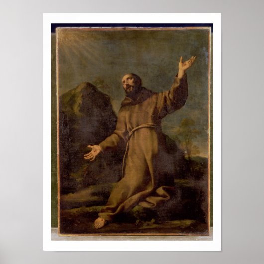 Poster St. Francis reçoit la Stigmata (Devant)