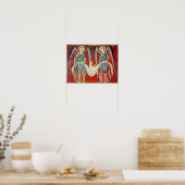 Poster St. Gabriel et St. Raphael, c.1200 (Cuisine)