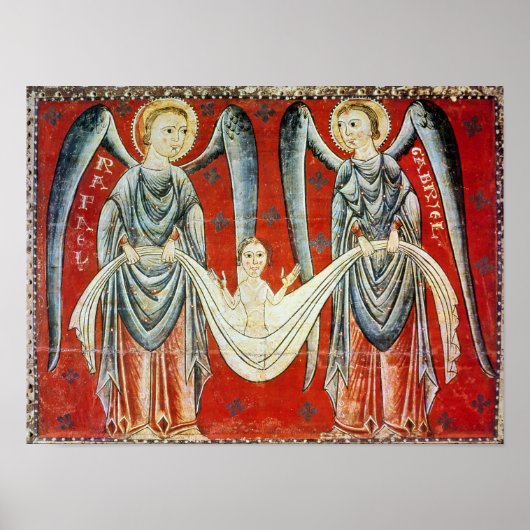 Poster St. Gabriel et St. Raphael, c.1200 (Devant)