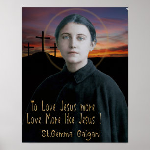 Poster St. Gemma Galgani
