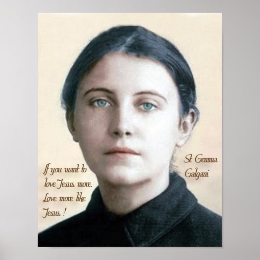 Poster ST Gemma Galgani (Devant)