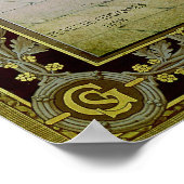 Poster St. Genevieve surveille la ville endormie (Coin)