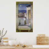 Poster St. Genevieve surveille la ville endormie (Cuisine)