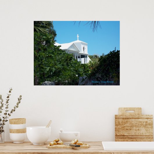 Poster St George, Bermudes (Cuisine)