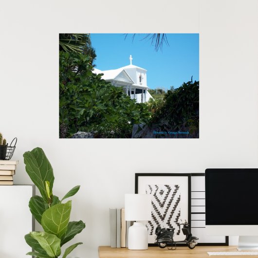 Poster St George, Bermudes (Bureau à domicile)