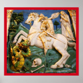Poster St. George, Dragon et Princesse (Devant)