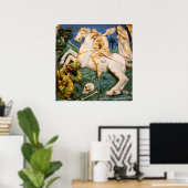 Poster St. George, Dragon et Princesse (Bureau à domicile)