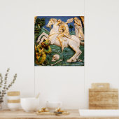 Poster St. George, Dragon et Princesse (Cuisine)