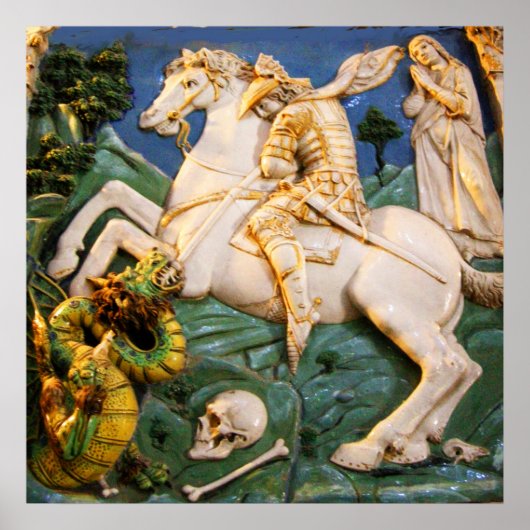 Poster St. George, Dragon et Princesse (Devant)