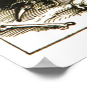 Poster ST. GEORGE ET DRAGON, Noir Blanc (Coin)