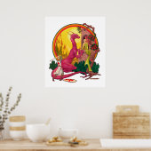 Poster St. George et l'affiche du dragon (Cuisine)