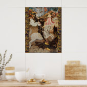 Poster St. George et le Dragon par Bernat Martorell (Cuisine)