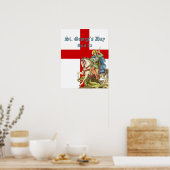 Poster St. George sur le cheval (BS 01) (Cuisine)