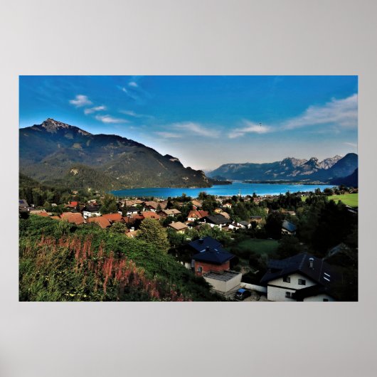 Poster St. Gilgen et Wolfgangsee (Devant)