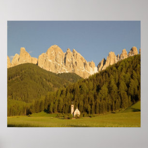 Poster St Giovanni, Val di Funes, Dolomites, Italie