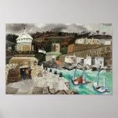 Poster St. Ives, Cornouailles | Christopher Wood (Devant)