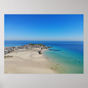Poster St Ives, Cornwall, Angleterre