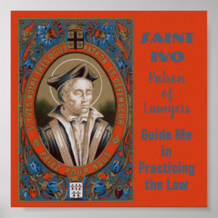 Poster St. Ivo de Kermartin (M 005)
