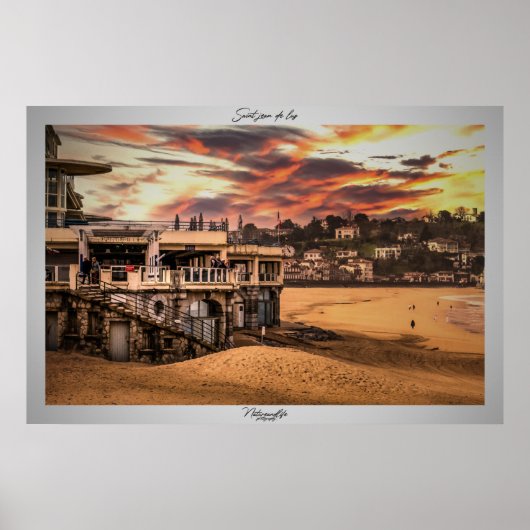 Poster St jean de luz (Devant)