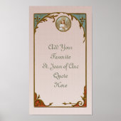 Poster St. Jeanne d'Arc brûlé à l'emprise (BF 01) (Devant)