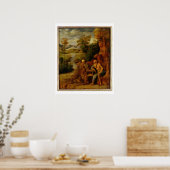 Poster St. Jerome, c.1500 (huile sur panneau) (Cuisine)