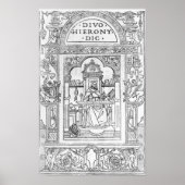 Poster St. Jérôme dans son étude (Devant)