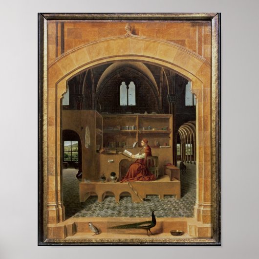 Poster St. Jérôme dans son étude, c.1475 (Devant)