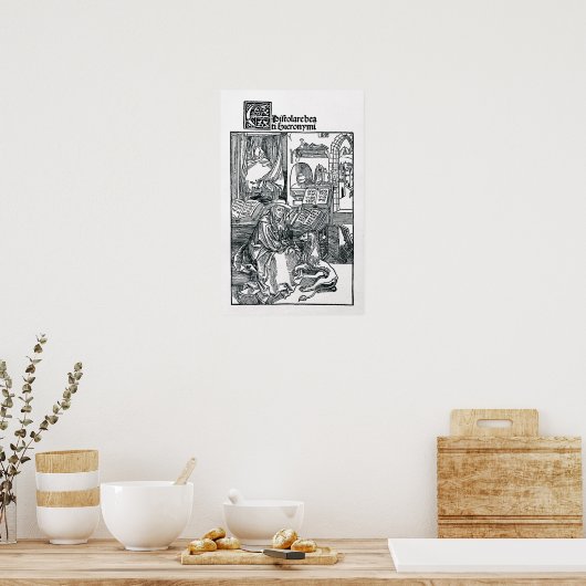 Poster St. Jerome in his study (Cuisine)