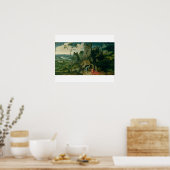 Poster St. Jerome in the Desert (oil on panel) (Cuisine)