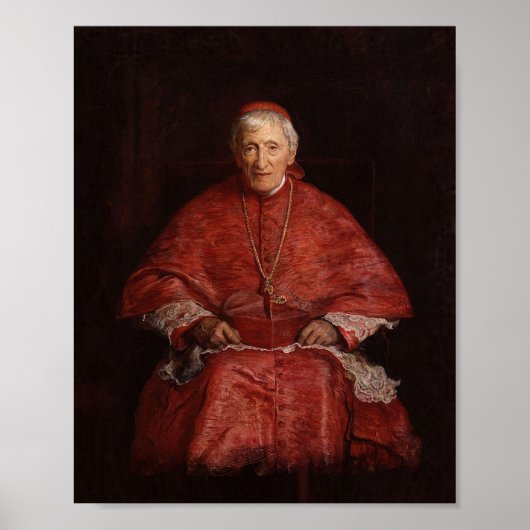 Poster St John Henry Newman Catholique Saint Everett (Devant)