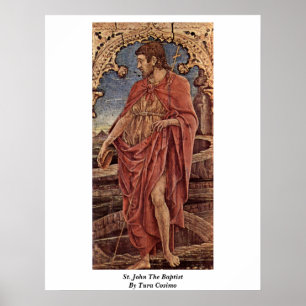 Poster St. John Le Baptiste Par Tura Cosimo