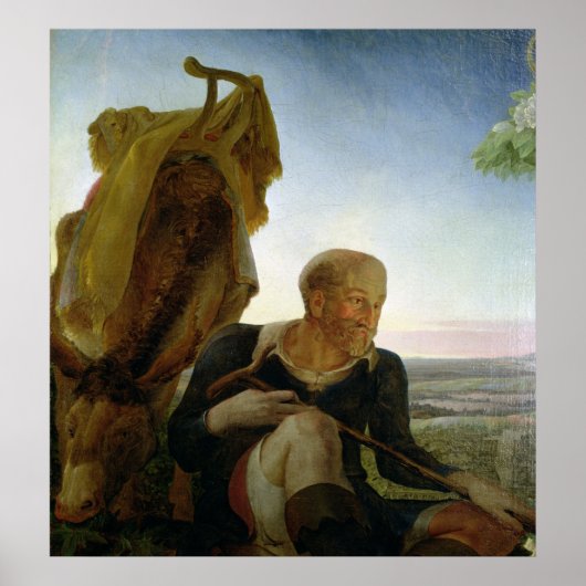 Poster St Joseph de 'Repose sur le vol vers l'Egypte' (Devant)