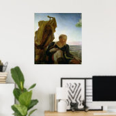 Poster St Joseph de 'Repose sur le vol vers l'Egypte' (Bureau à domicile)