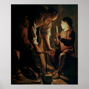 Poster St. Joseph, le charpentier