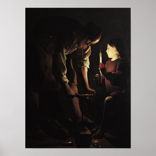 Poster St. Joseph, le charpentier, c.1640 (Devant)