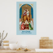 Poster St Joseph, Toddler CC; Angels avec modèle du Vatic (Cuisine)