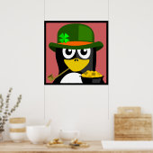 POSTER "ST. JOUR DE PATRICK" PENGUIN (Cuisine)