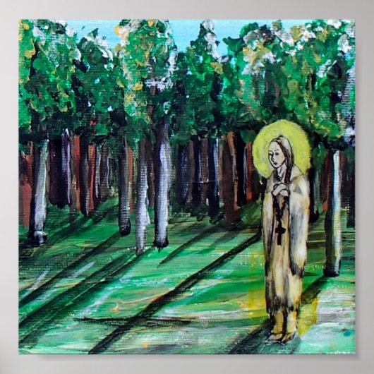 Poster St. Kateri Tekakwitha, premier Saint amérindien (Devant)