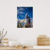 Poster St Kilda Rooftop Art Rocket Sculpture Melbourne (Cuisine)