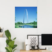 POSTER ST. LOUIS ARCH (Bureau à domicile)