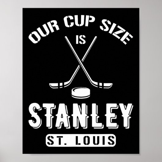 Poster St Louis Hockey Sur Glace Notre Taille De Coupe St (Devant)