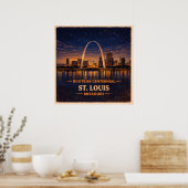 Poster St. Louis Missouri Centennial (Cuisine)