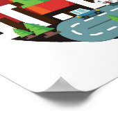 Poster St. Louis, Missouri Geometric Design (Coin)