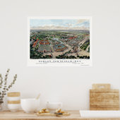 Poster St. Louis, MO Carte panoramique de l'exposition mo (Cuisine)