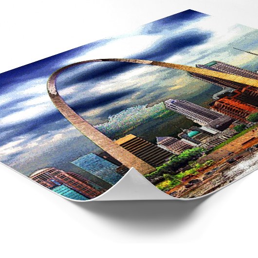 Poster St. Louis par tempête (Coin)