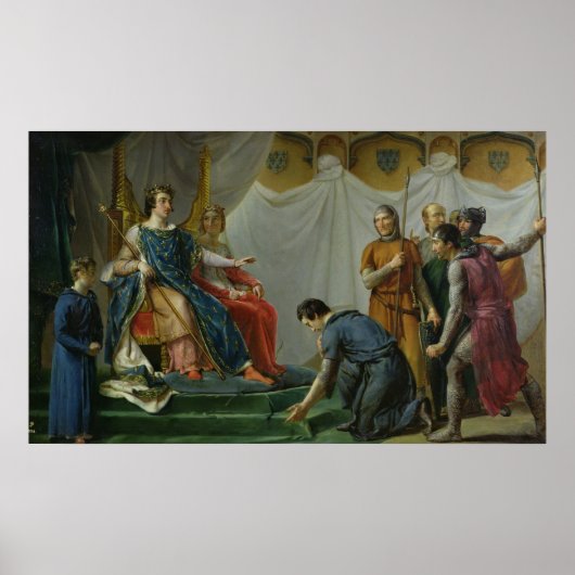 Poster St. Louis Pardonning Mauclerc (Devant)