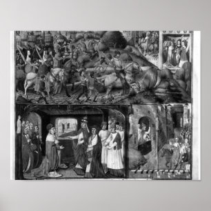 Poster St Louis partant pour la croisade